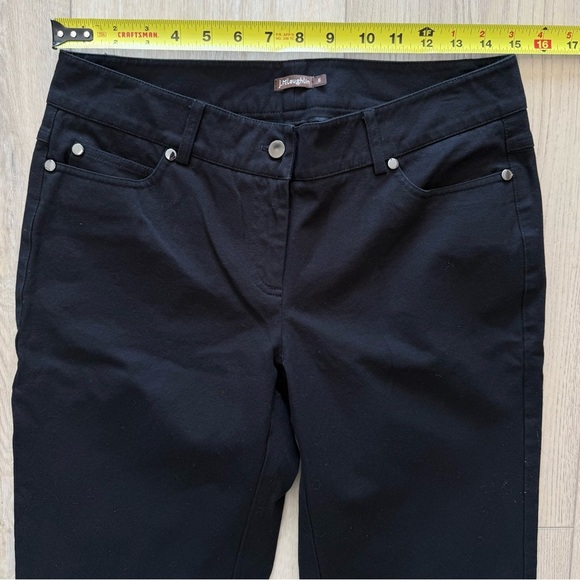 J. McLaughlin Women’s Cotton Stretch Classic Mid-Rise Jeans Black Size 6 EUC - Picture 6 of 11